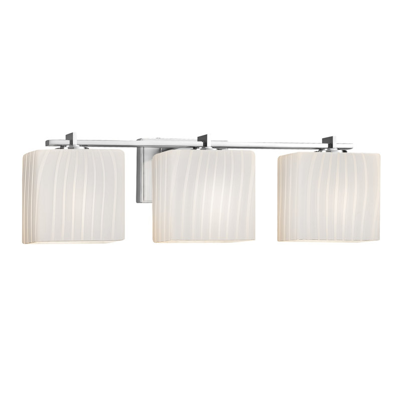 Éclairage pour meuble-lavabo 3 lumières Casson, Chrome poli