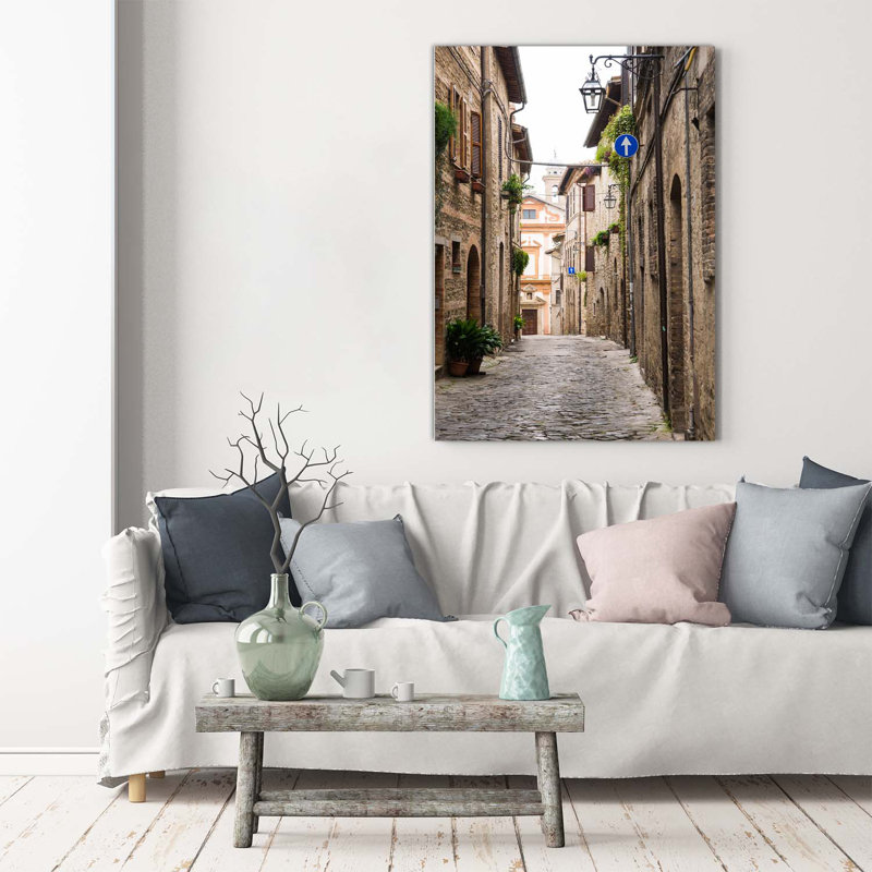 Italian Streets - Wrapped Canvas Print