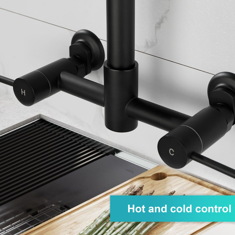 SMARTLET Pull Down Kitchen Faucet, Matte Black