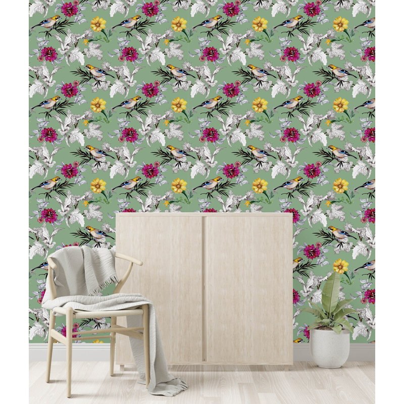 Carreau de papier peint auto-adhésif l 25 po, L 2,08 pi x L 10,42 pi