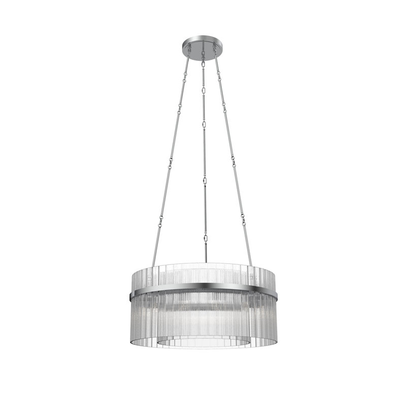 Carlisle 12 - Light Chandelier, Polished Nickel