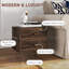 45cm W Manufactured Wood Bedside Table