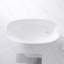 59 po X 30 po Baignoire de trempage autoportante en acrylique en blanc