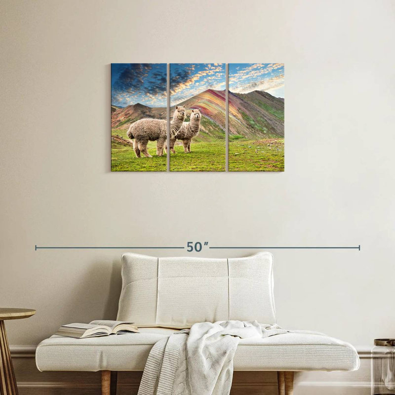 Brampt couleurs du Pérou - Palcoyo Alpacas, H 20 po x l 33 po