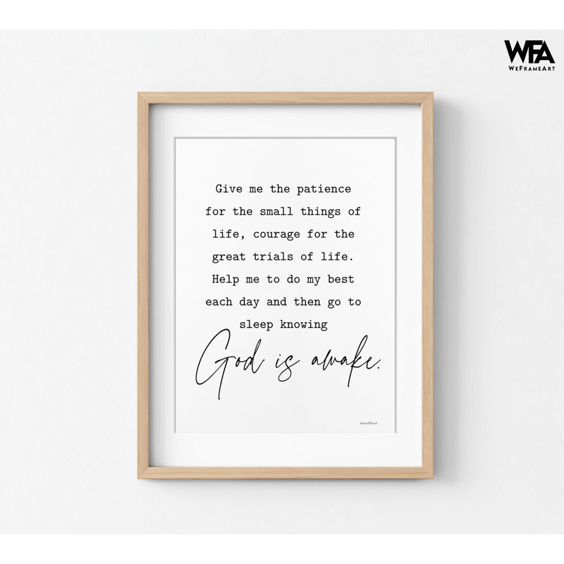 «God Is Awake», impression d'affiche de citation de Voltaire, impression encadrée de Voltaire, affiche de Voltaire, impression de citations encadrées, idée de cadeau d'anniversaire