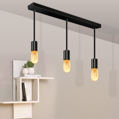 Melousia 1 - Light Black Kitchen Island Pendant
