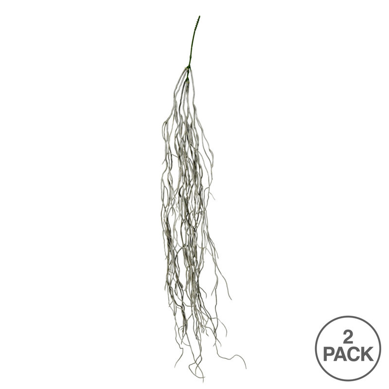 Plante grasse artificielle de 37 po, gris
