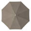 Parasol de jardin commercial en bois gris 11 pi avec des poulies en fibre de verre-693176627