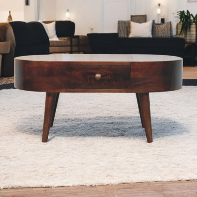 Solid Wood Coffee Table with Storage