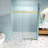 Frameless Soft-Closing Single Sliding Shower Door, 1/4" (6Mm) Tempered Glass With Explosion-Proof Coating Via Express Delivery-118574551