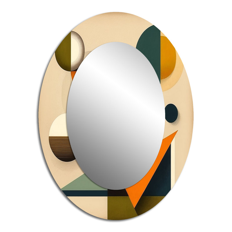 Miroir mural Mid-Century Minimal, 40 po x 30 po