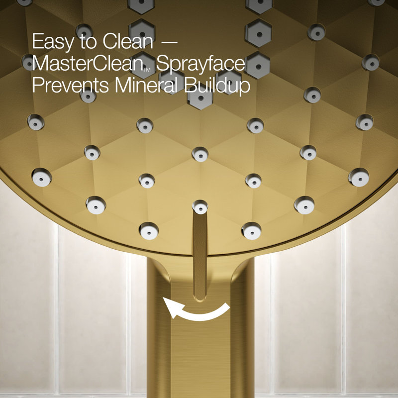 Awaken Tub & Shower Faucet, Brushed Brass