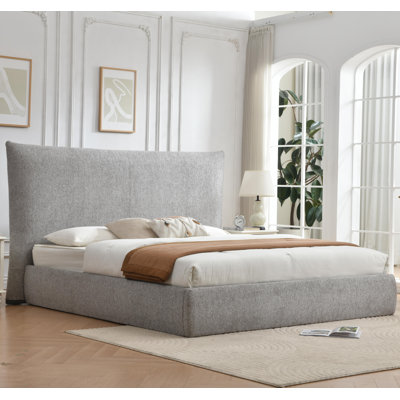 Hydraulic Lift Up Upholstered Storage Bed