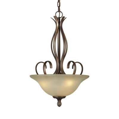 Blagnac 3 - Light Bronze Single Pendant