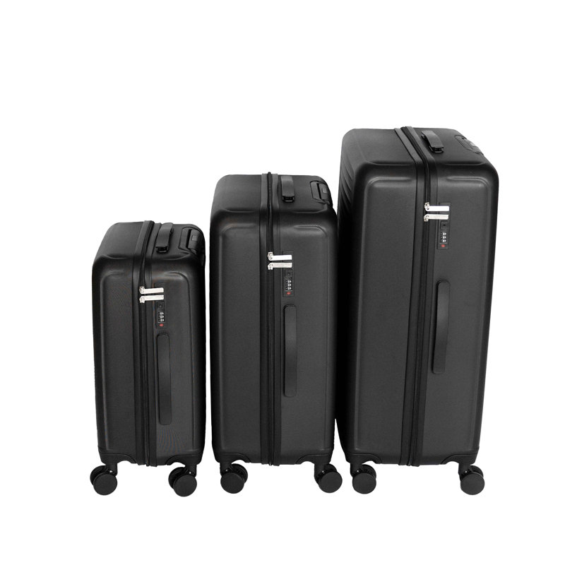 Ensemble 3 pièces de bagage, valise rigide rigide avec roulettes pour hommes et femmes (20/24/28)