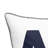 Indoor & Outdoor Nautical Collection Appliqued Outdoor Reversible Throw Pillow