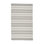 Vintage Striped Area Rug in Gray/Ivory