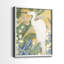 Floral Egret I-Premium, reproduction encadrée prête à accrocher - aucun clou requis - aucun clou requis-1636789471-1636789418