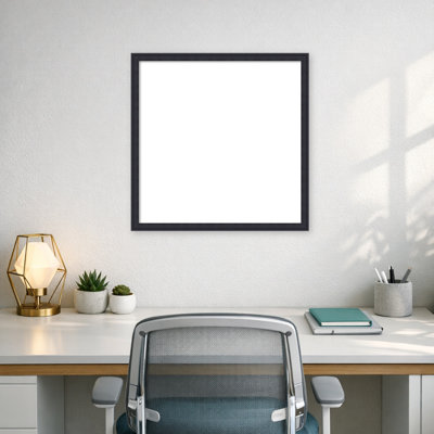 Tableau magnétique effaçable à sec Florence, cadre noir, 66 x 66 cm, tableaux d'organisation