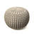Anely 20" Wide Round Pouf Ottoman-1213539418