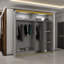 2 Door Manufactured Wood Wardrobe