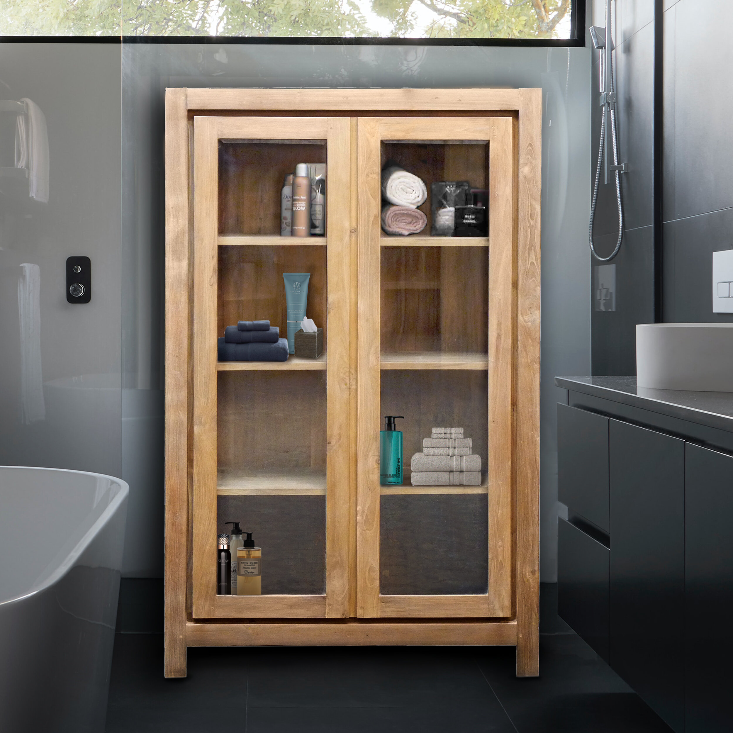 Malibu Bathroom Storage Shelf in 2023  Shower storage, Bathroom storage  shelves, Wooden bathroom shelves