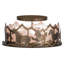 Rustic Lodge 4 - Light Semi Flush Mount