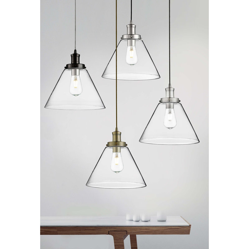 Annmarie 1 - Light Cone Pendant, Chrome