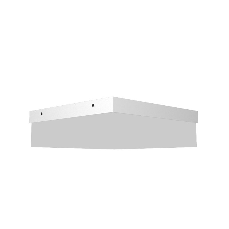 1 - Light LED Flush Mount, 4.88" H x 19.5" W x 19.5" D, Organic Cappuccino
