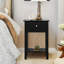 2 Pcs Console Table with Drawer Open Shelf for Living Room 30 x 40 x 61cm