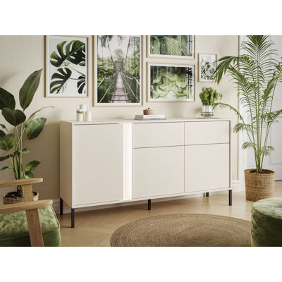 Guylan 153.1 cm W Chest of 2 Drawers
