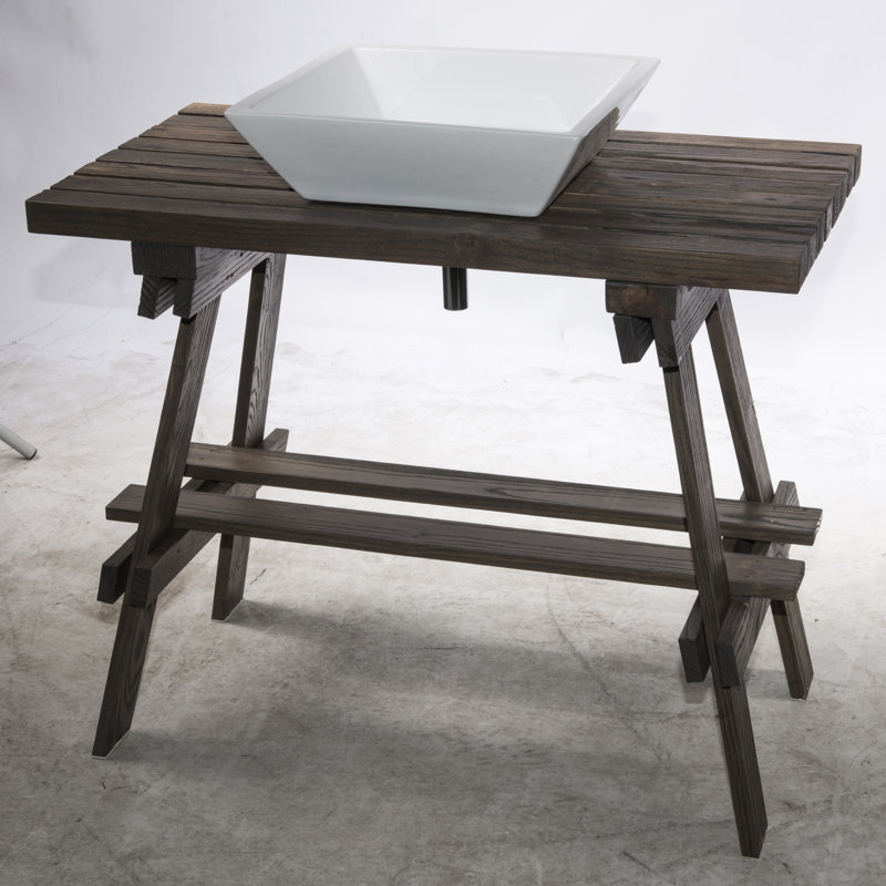 Ensemble de meuble-lavabo de salle de bain simple 35 po Bragdon