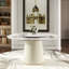 Table de salle à manger 59,05 po Modern White Stone-1259030723-1259030724