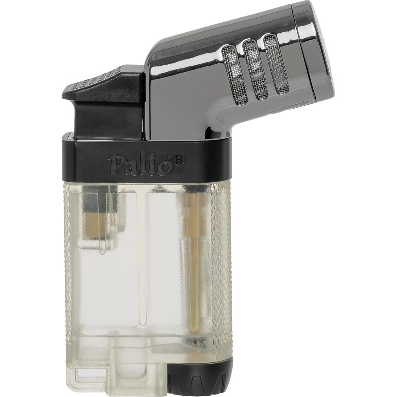 Briquet à flamme à double jet Palio Pistola, Transparent