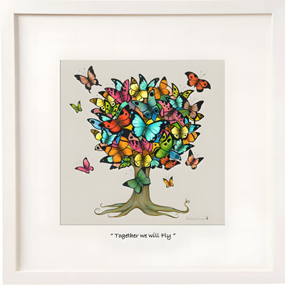 Positivity Collection 3 Piece Floater Frame Print