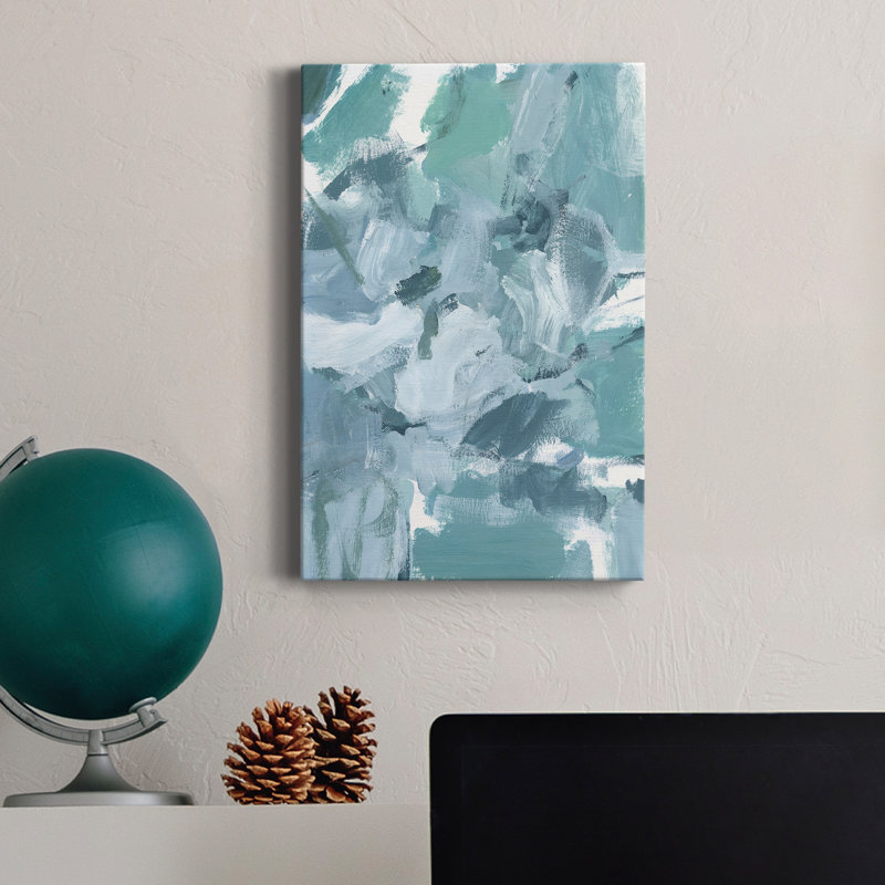 Soft Teal II - imprimé, H 36 po x l 24 po x P 1 po