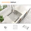 15'' x 17" Undermount Single Bowl Stainless Steel Bar Kitchen Sink