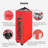 Fabric Rolling Laundry Hamper with Handles-1070013000