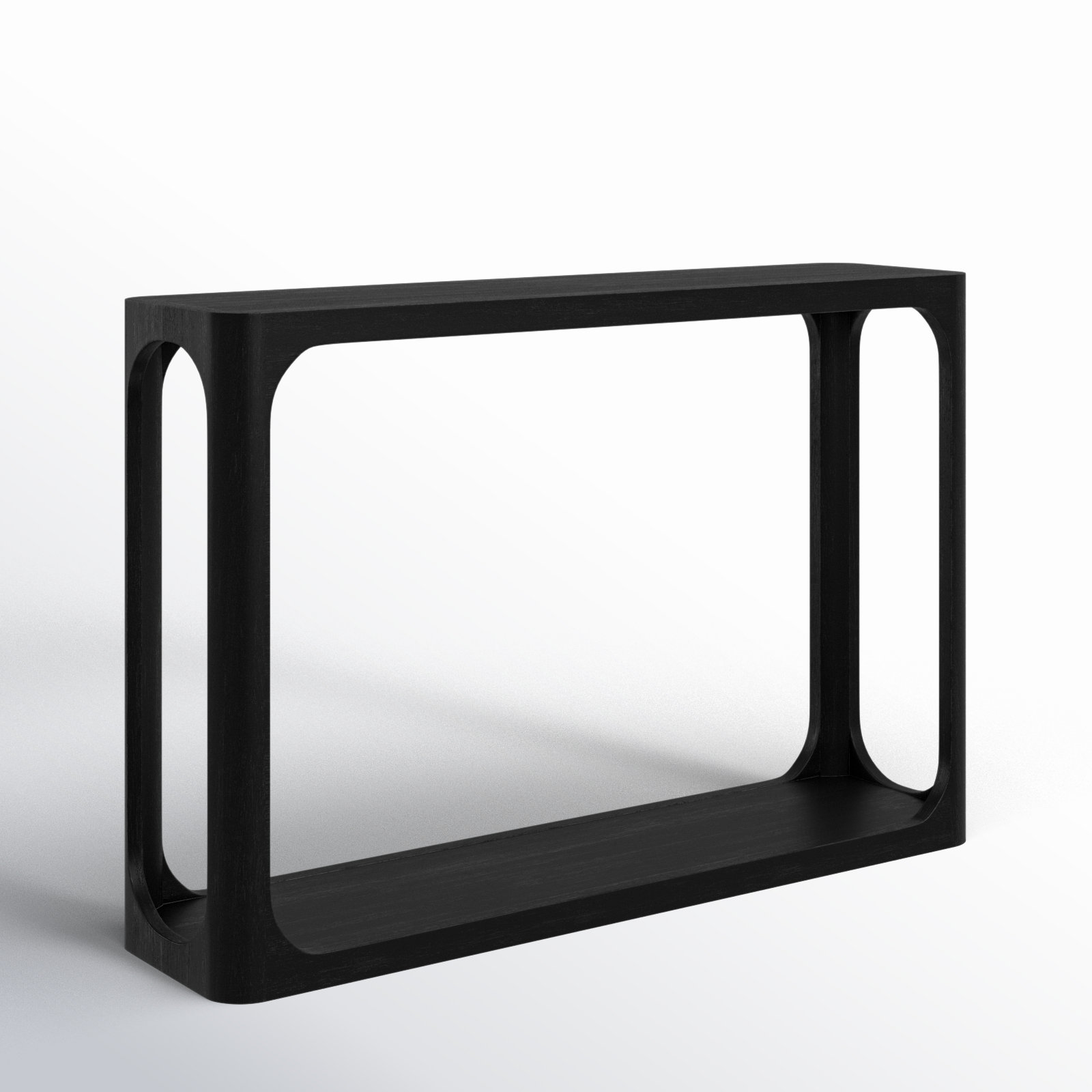 Sybil 47" Mango Console Table, Black