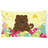 Easter Eggs Rectangular Chow Chow Lumbar Pillow-22322956