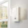 Wall Lamp With Dimmer Switch And USB Charging Port Oval Linear Sleek Lampshade 