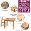 6 - Person Solid Oak Dining Set