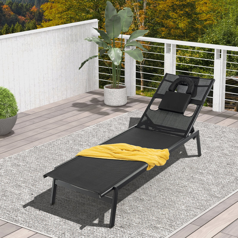 Vulka Outdoor Metal Chaise Lounge