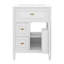 Meuble-lavabo 24 po avec lavabo, armoire de rangement avec tiroir basculant et deux tiroirs, porte à fermeture douce, tablette réglable-2065879475