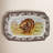 Spode Woodland Rectangular Platter - Turkey Brown/White