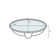 Sanibel Ceramic Circular Drop-In Bathroom Sink with Overflow