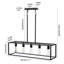 Sayri 5 - Light Kitchen Island Pendant