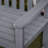 56" Outdoor Wood Bench, 2-Seater Garden Bench with Backrest and Armrest, Patio Bench for Patio, Porch, Poolside, Balcony, Gray-895030317