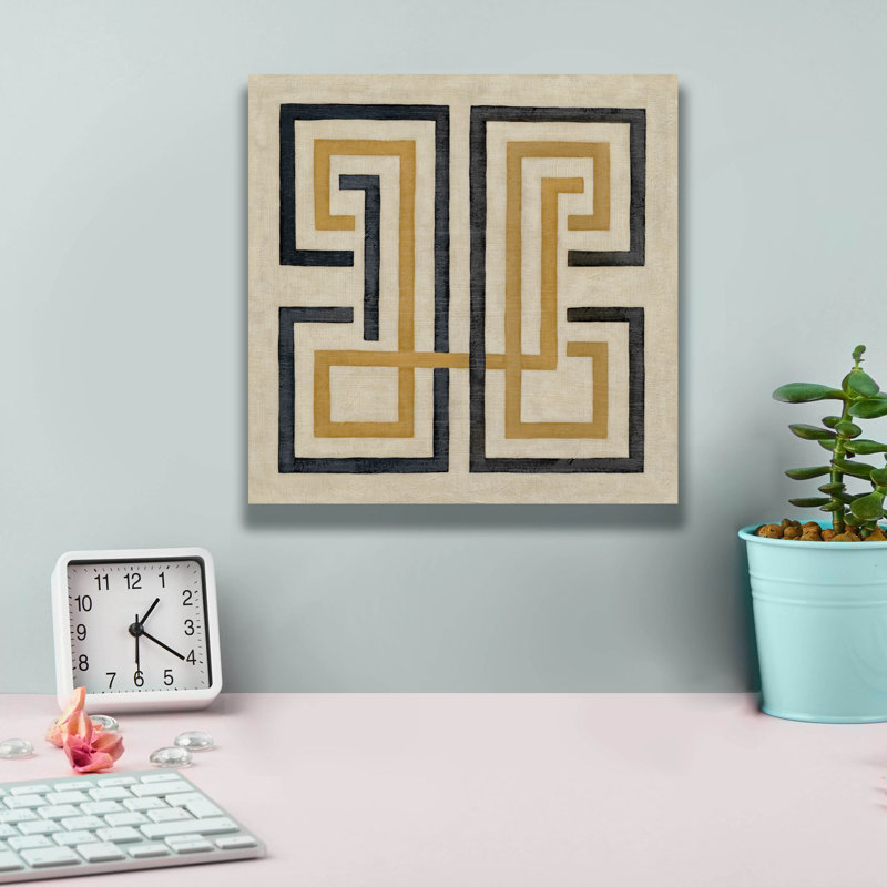  «Diversion 6» par Chariklia Zarris, art mural sur toile, 12 po x 12 po