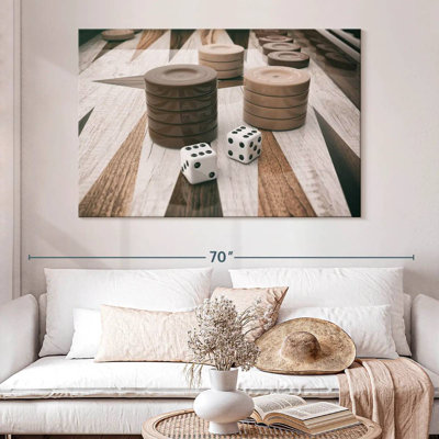 Senne Wooden Backgammon Board